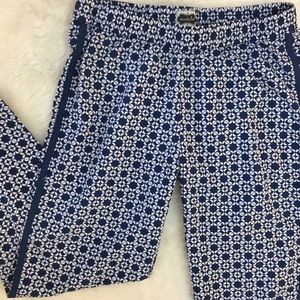 Mud pie Kenzie Straight Legged Patterned Pants